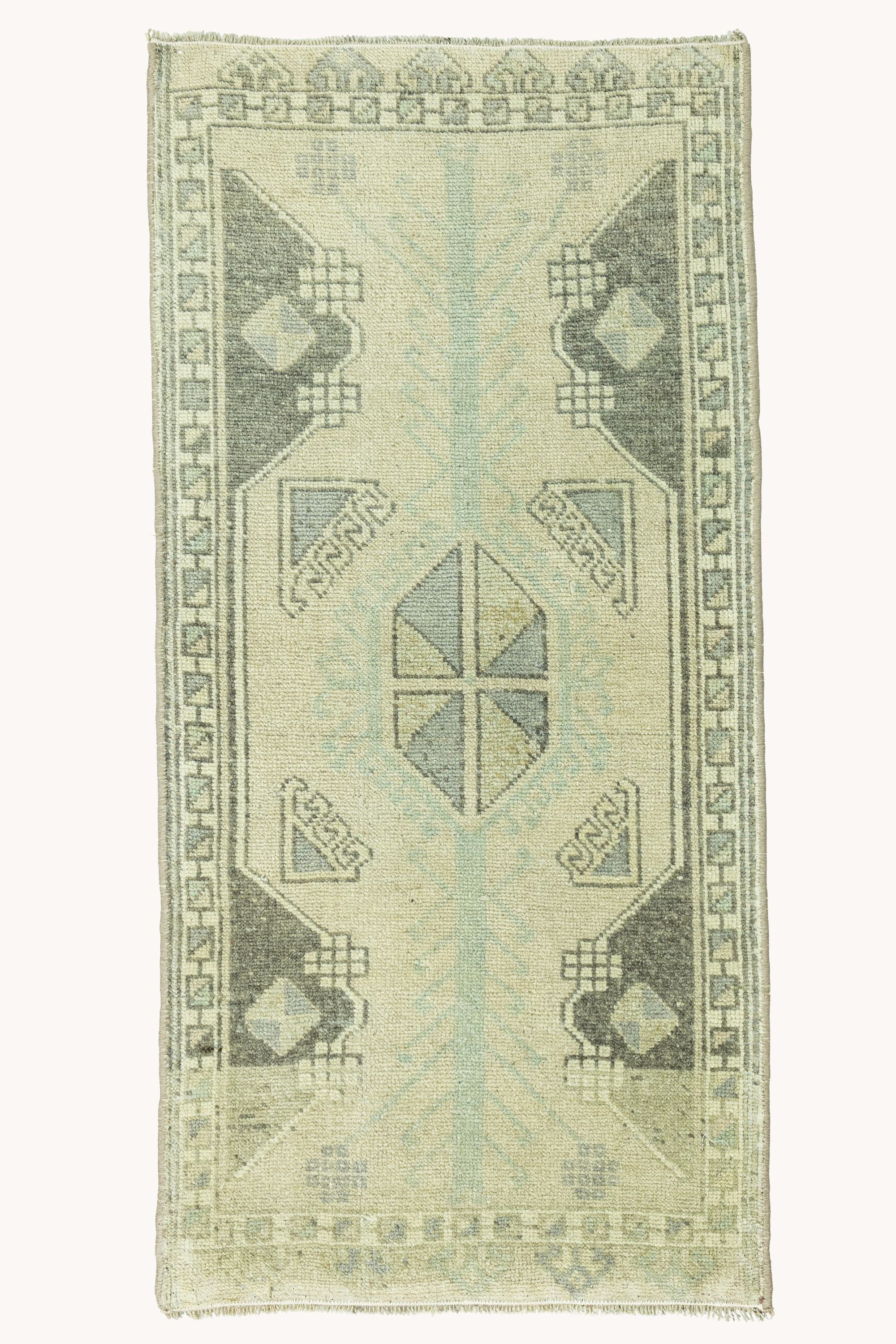 District Loom Vintage Turkish Mini Rug No. 750
