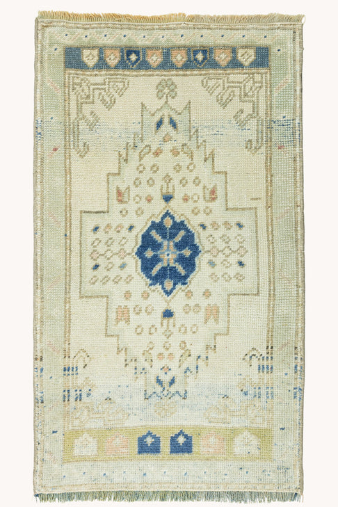 District Loom Vintage Turkish Mini Rug No. 751
