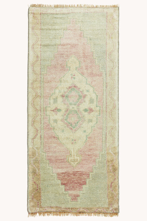 Vintage Turkish Mini Rug No. 752 | 1'7 x 3'7