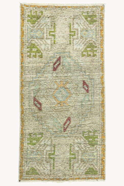 District Loom Vintage Turkish Mini Rug No. 753