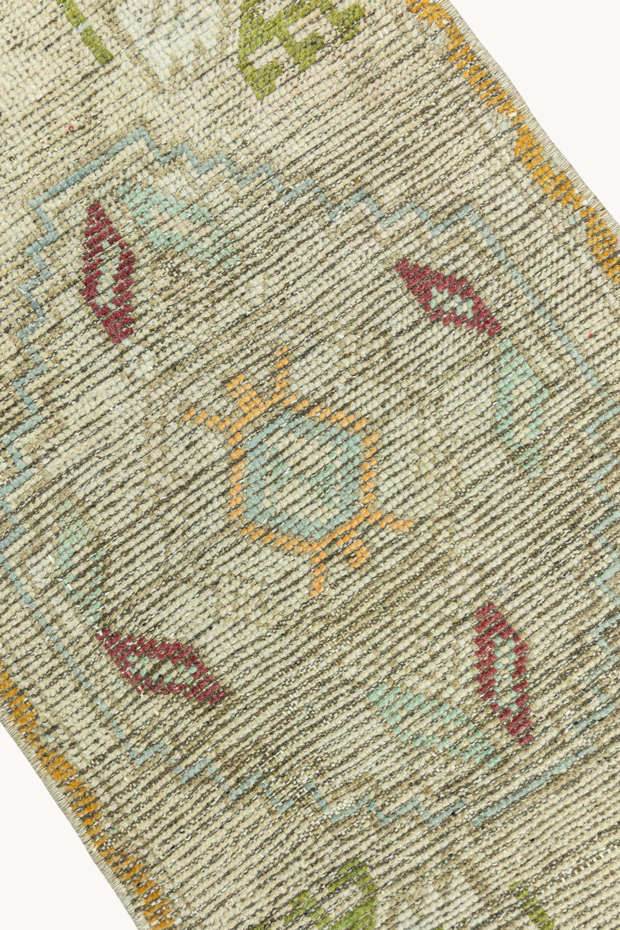 District Loom Vintage Turkish Mini Rug No. 753