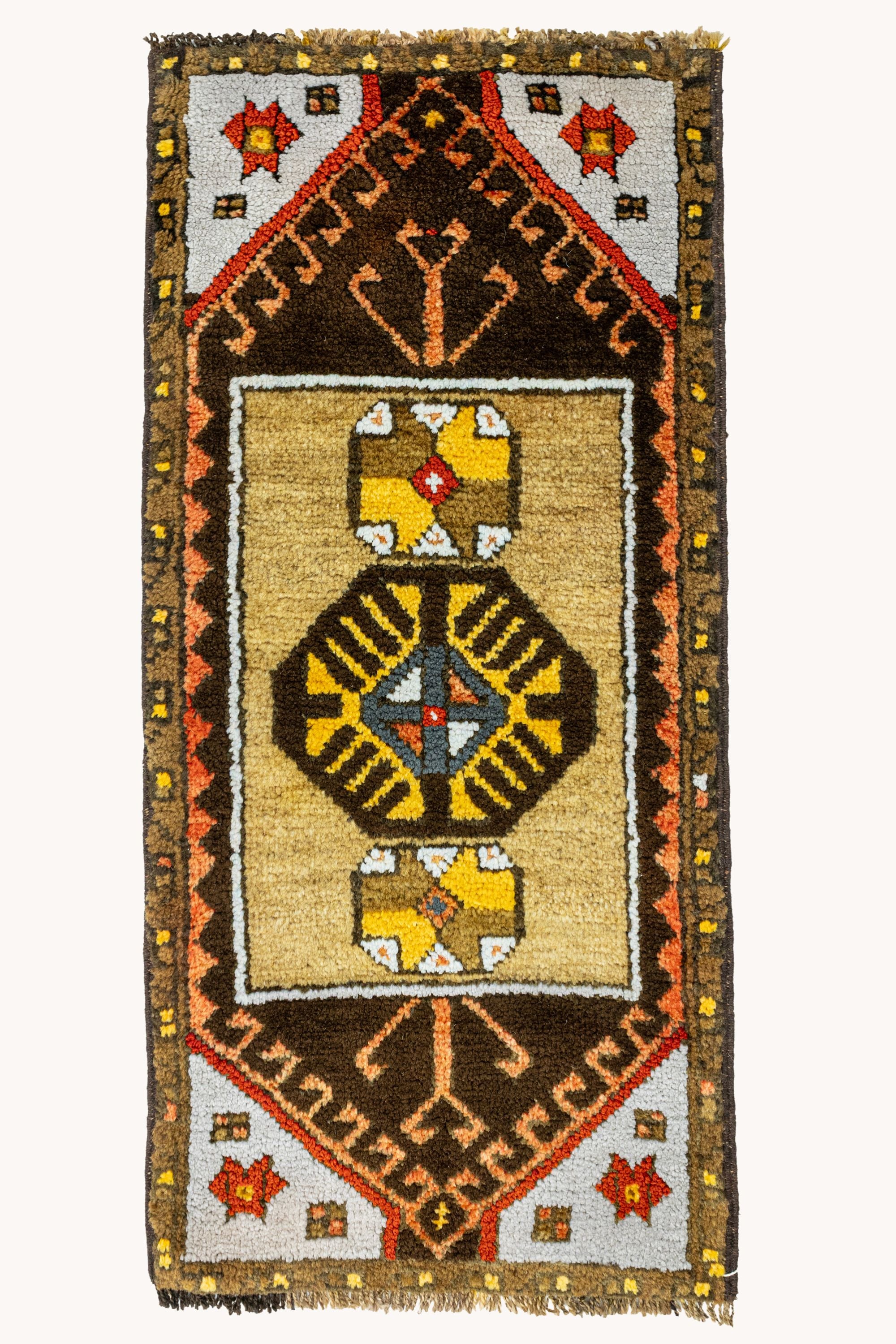 District Loom Vintage Turkish Mini Rug No. 754