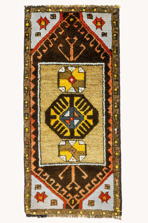 District Loom Vintage Turkish Mini Rug No. 754
