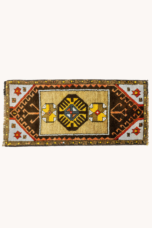 District Loom Vintage Turkish Mini Rug No. 754