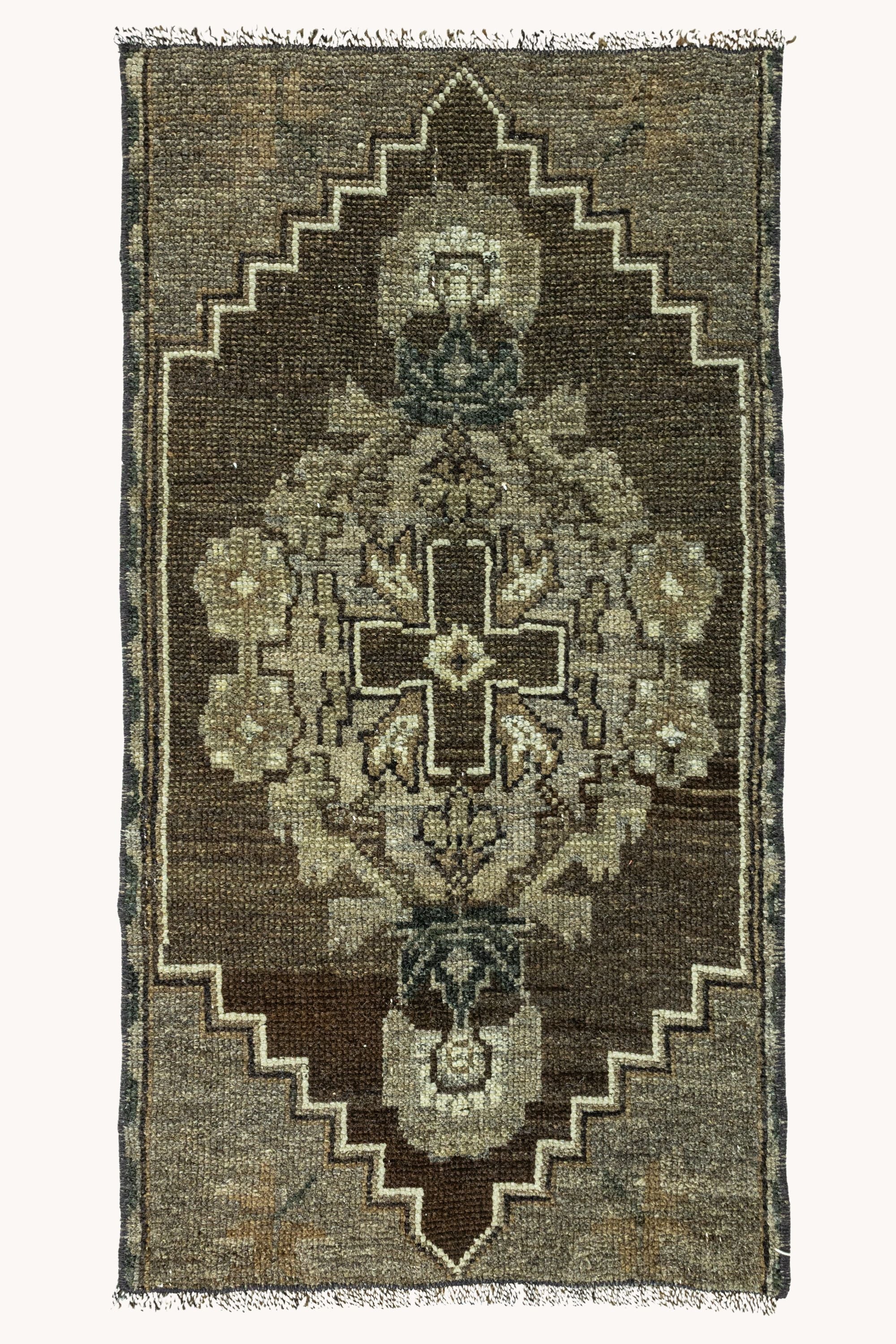 District Loom Vintage Turkish Mini Rug No. 755