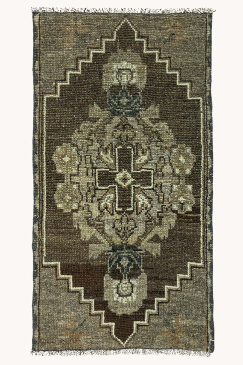 District Loom Vintage Turkish Mini Rug No. 755