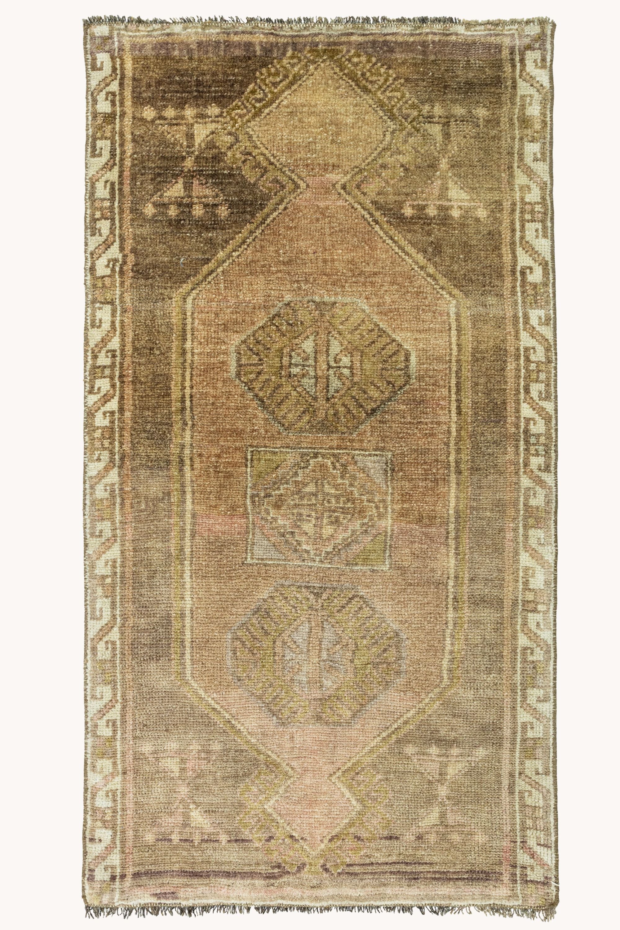 District Loom Vintage Turkish Mini Rug No. 738 