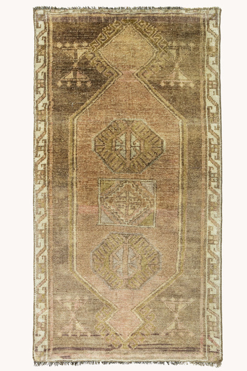 District Loom Vintage Turkish Mini Rug No. 738 