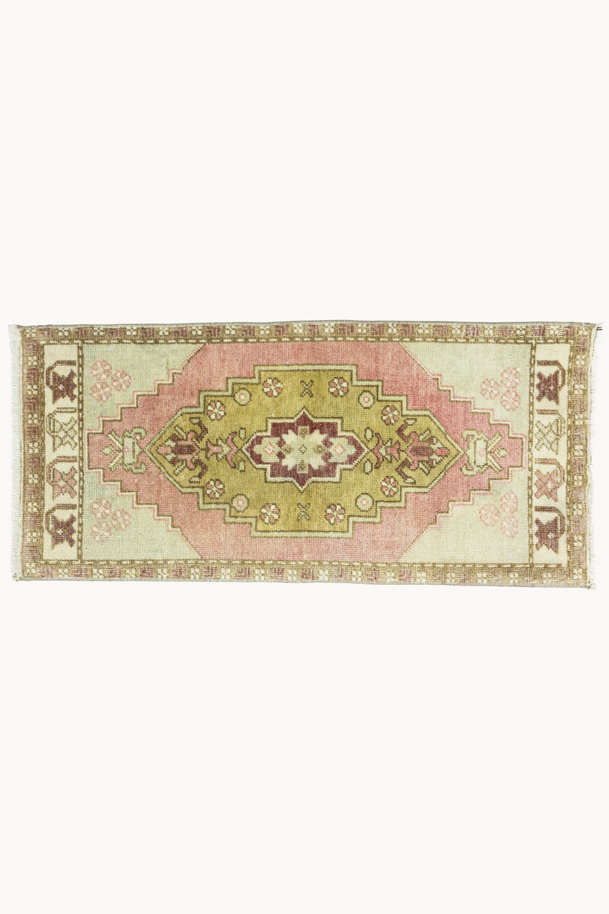District Loom Vintage Turkish Mini Rug No. 741