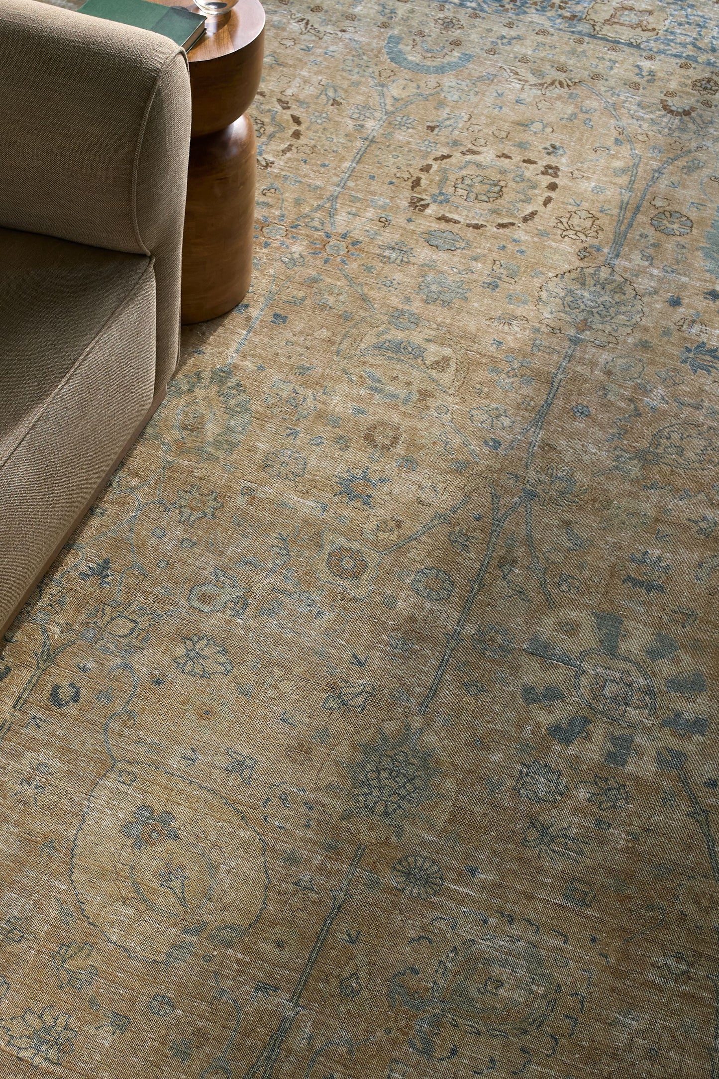 District Loom Vintage Turkish Area Rug Grinnell