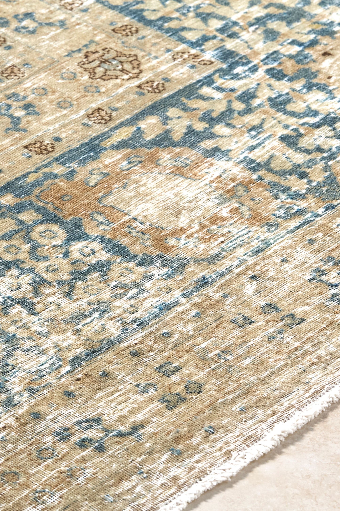 District Loom Vintage Turkish Area Rug Grinnell