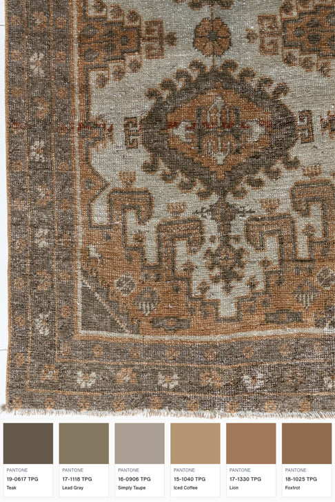 District loom Vintage Bakhtiari Runner Rug Helena