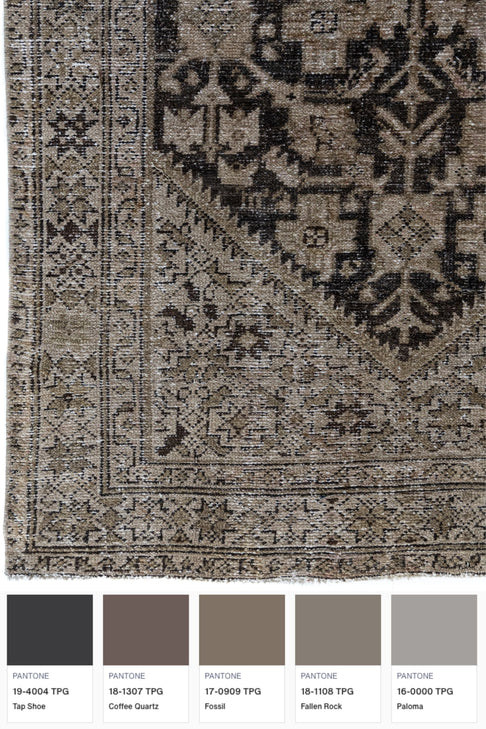 District Loom Vintage Bakhtiari Runner Rug Loring