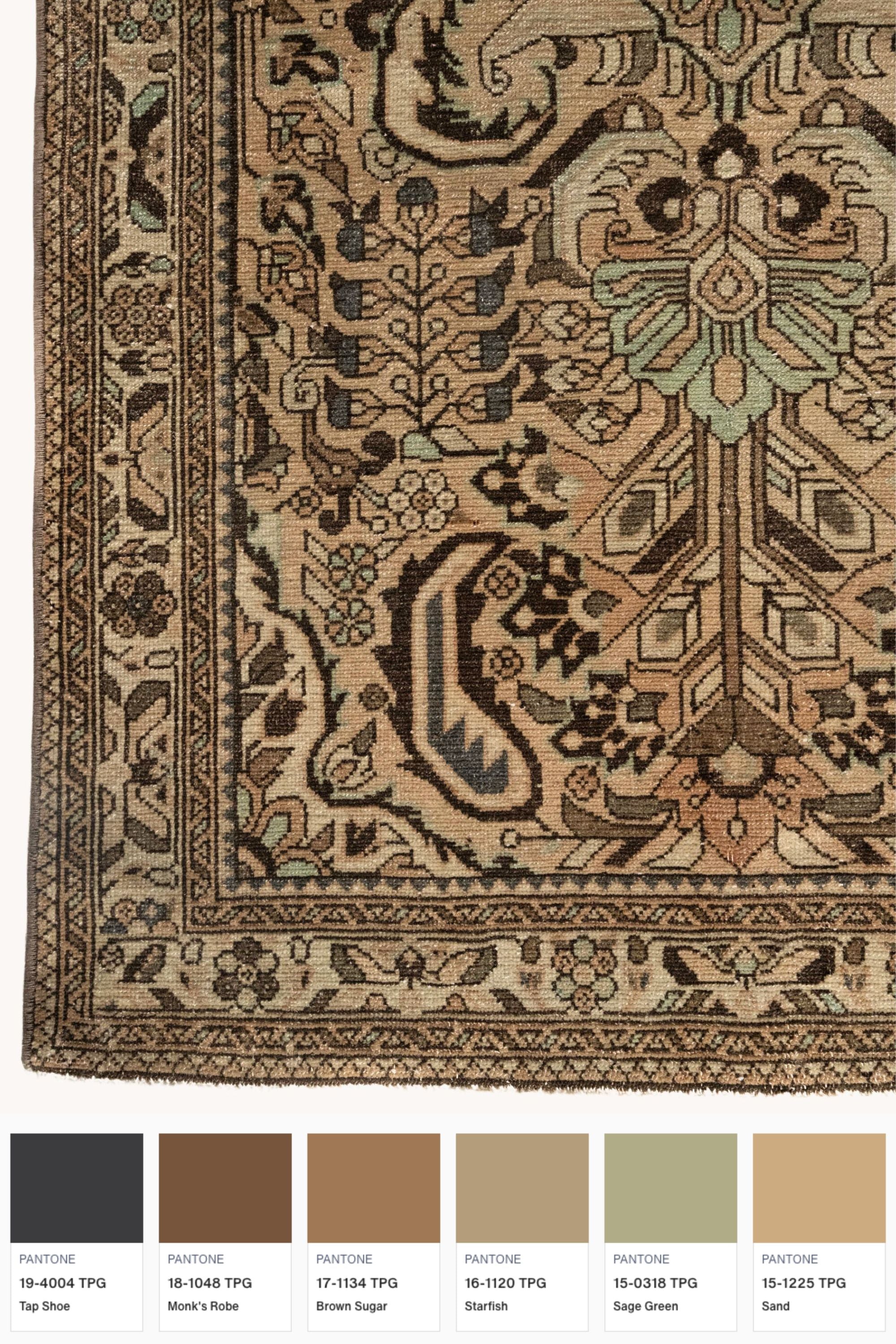 District Loom Antique Lilihan Runner Rug Ryegate