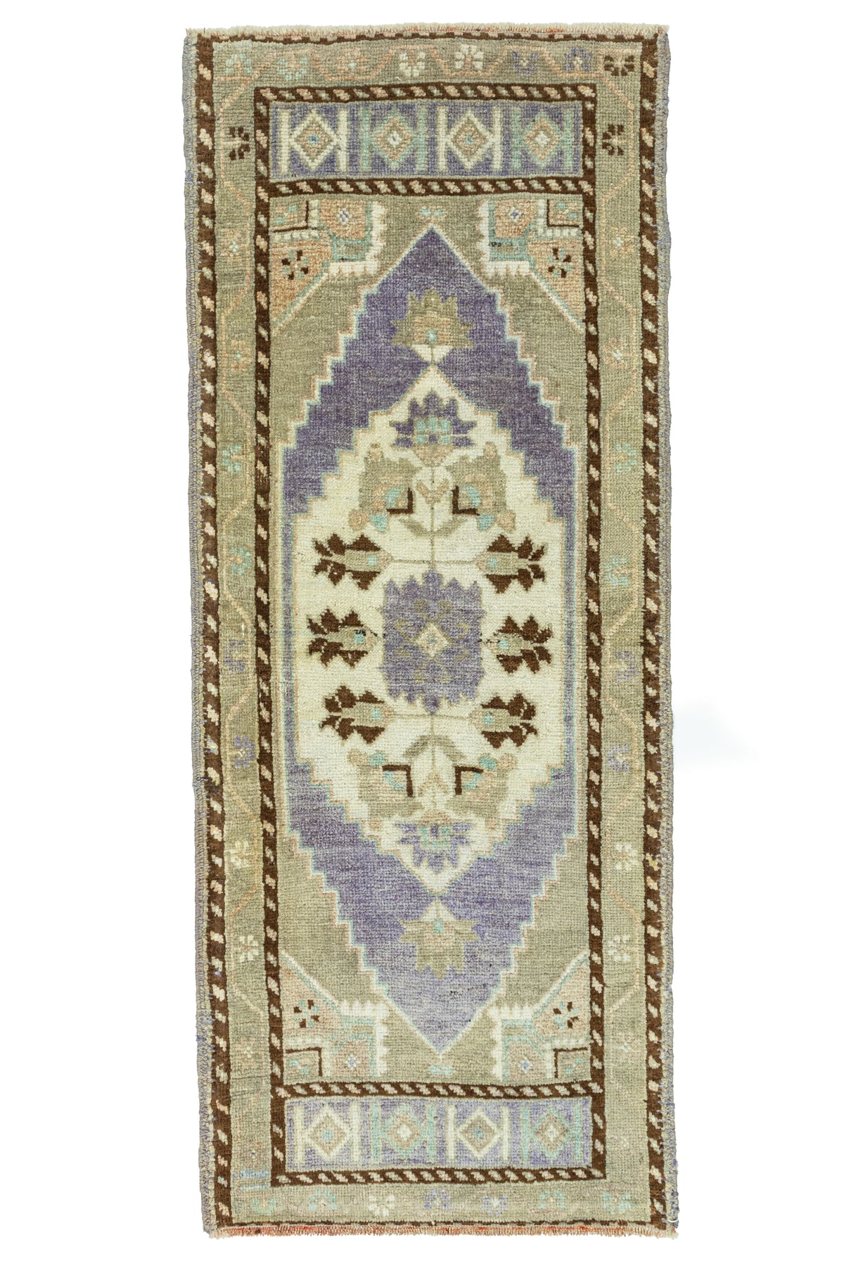 Vintage Turkish Mini Rug No. 800