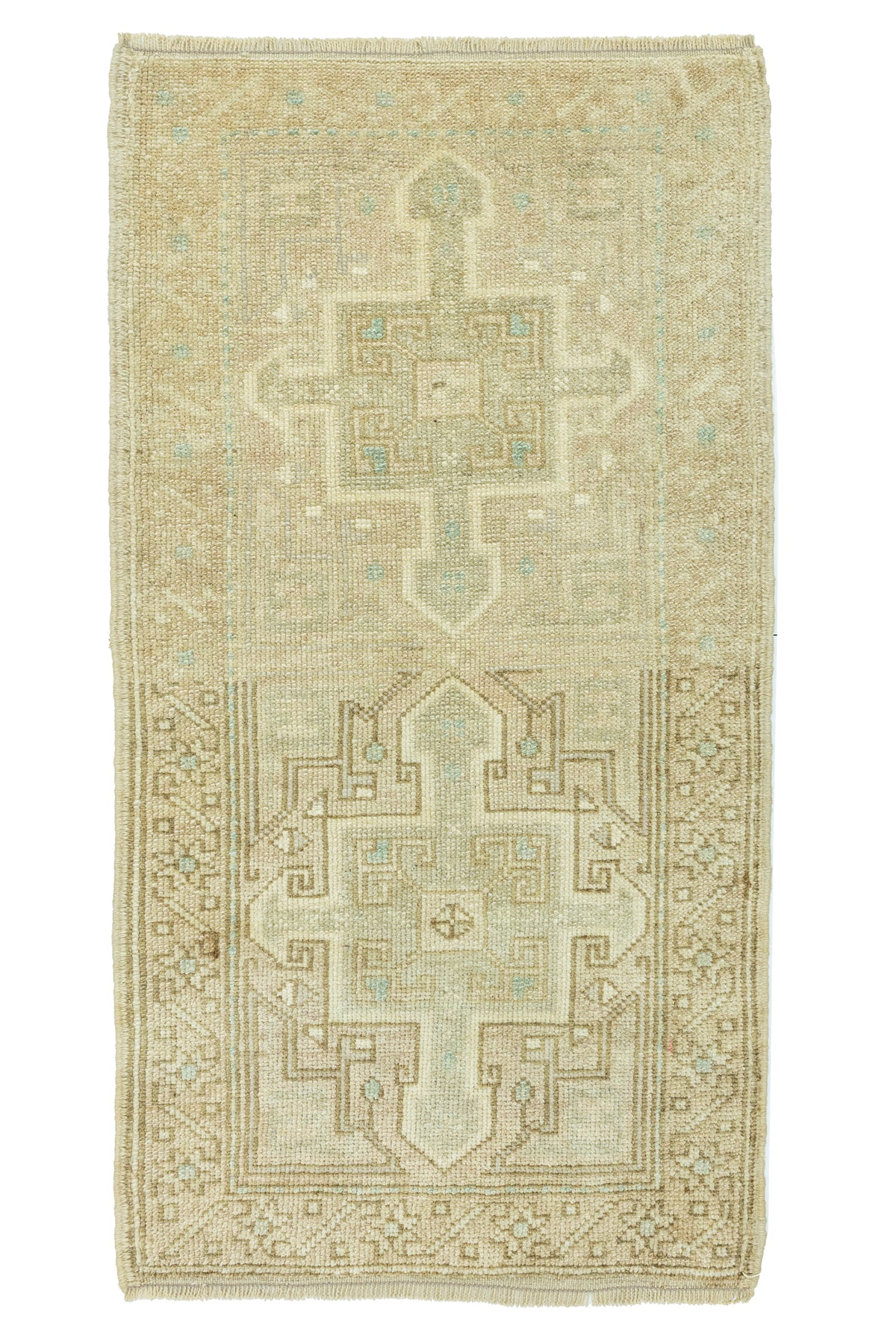Vintage Turkish Mini Rug No. 816