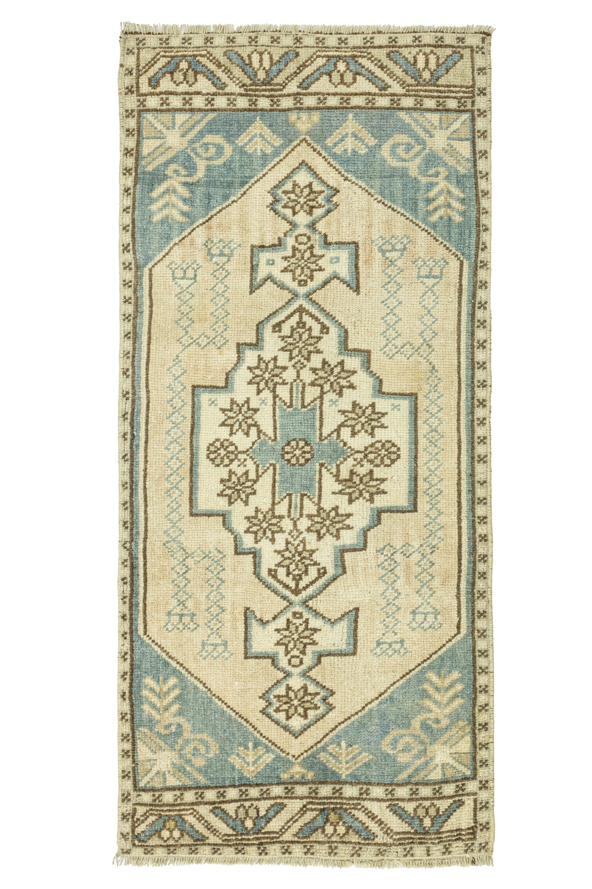Vintage Turkish Mini Rug No. 786