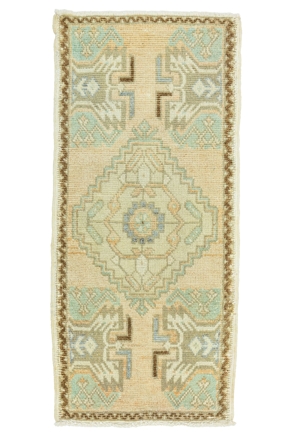 Vintage Turkish Mini Rug No. 817