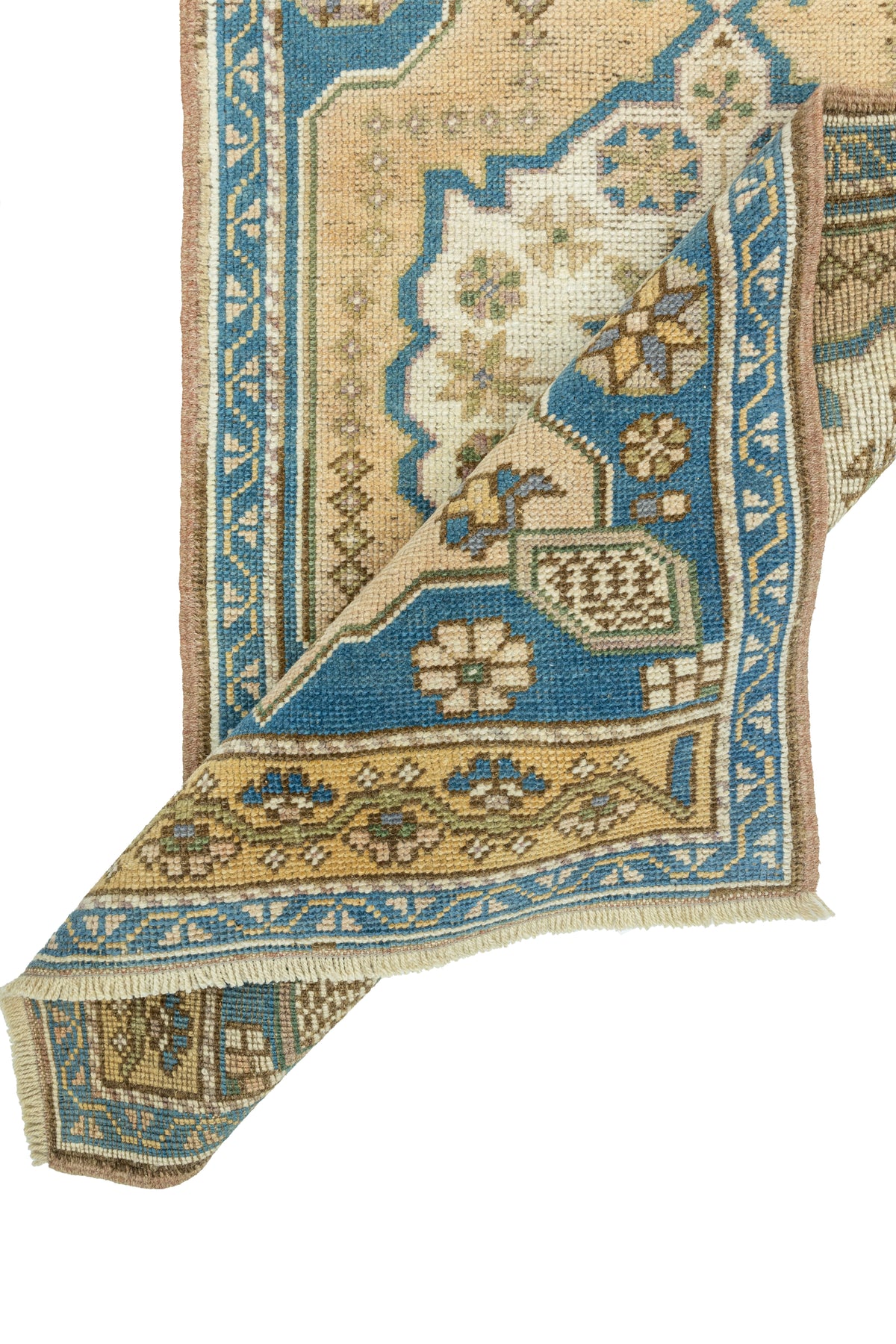 Vintage Turkish Mini Rug No. 826