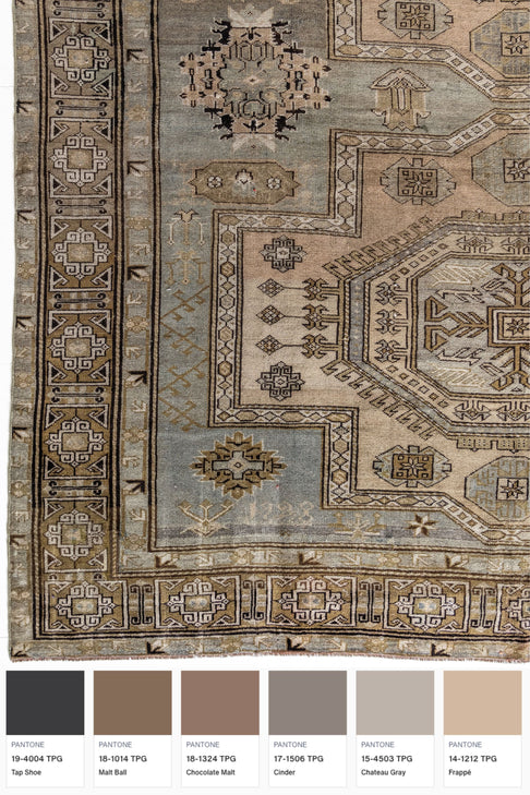 District Loom Vintage Daghestan Area Rug Lennep
