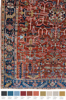 District Loom Vintage Heriz Area Rug Finn