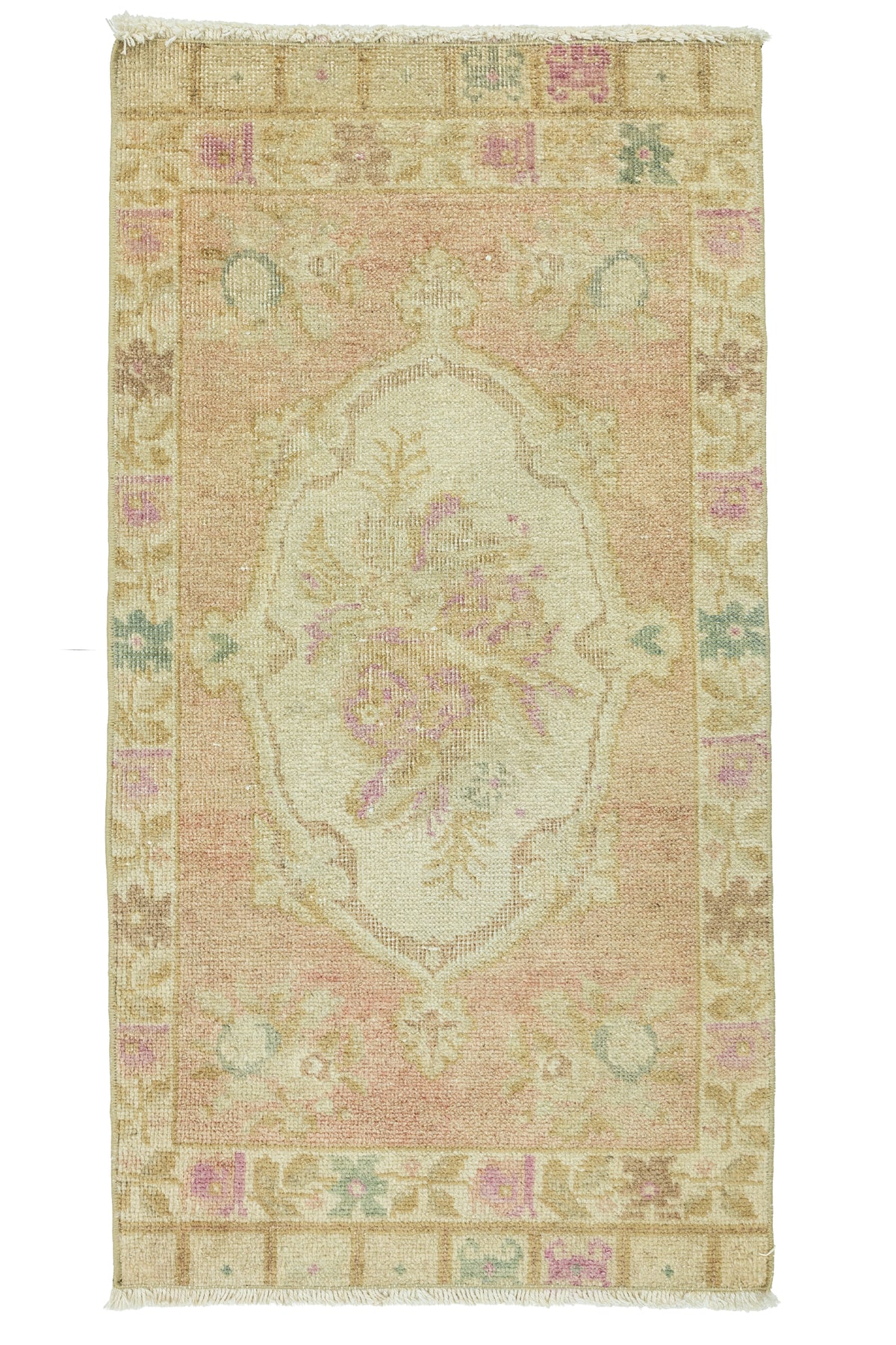 Vintage Turkish Mini Rug No. 815
