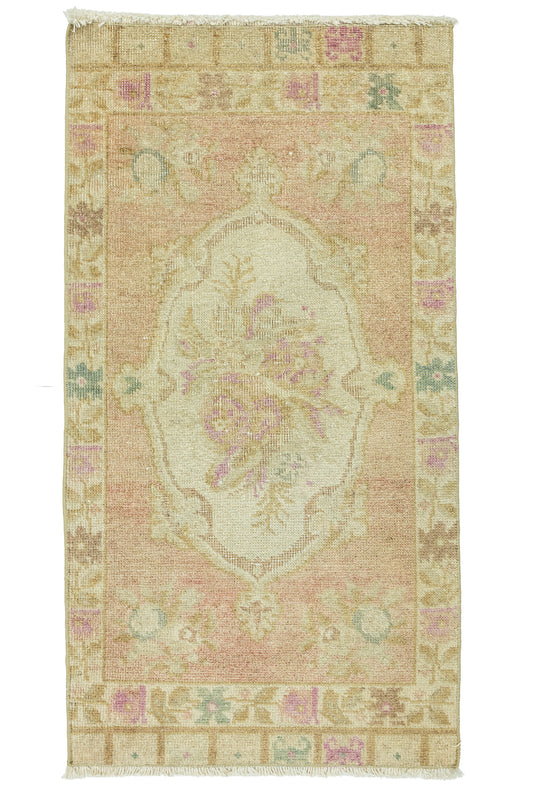 Vintage Turkish Mini Rug No. 815