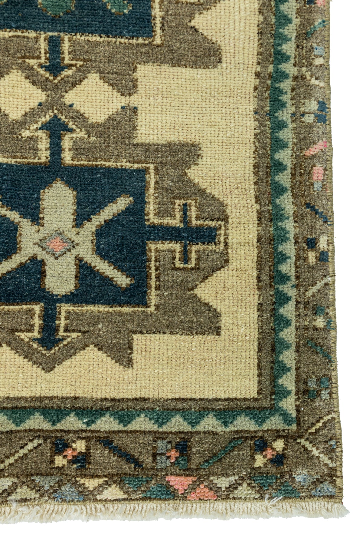 Vintage Turkish Mini Rug No. 808