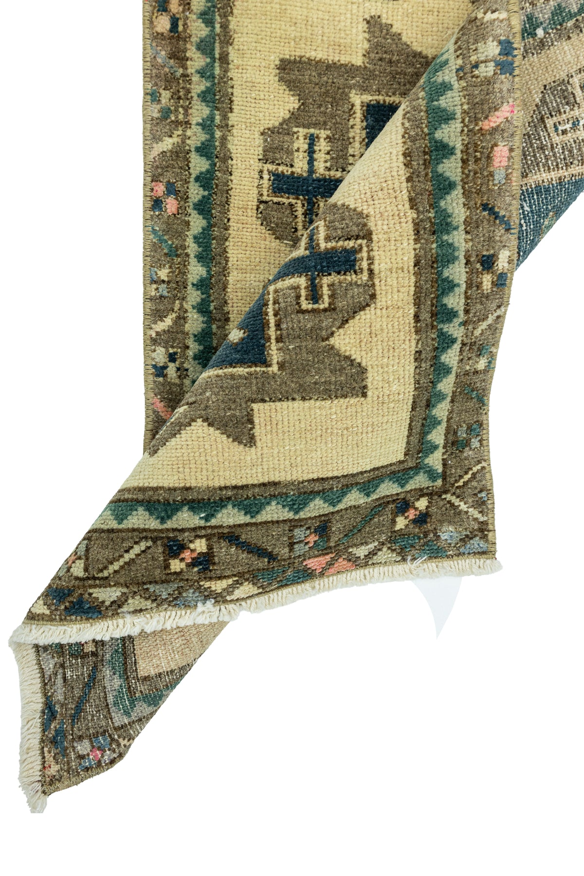 Vintage Turkish Mini Rug No. 808