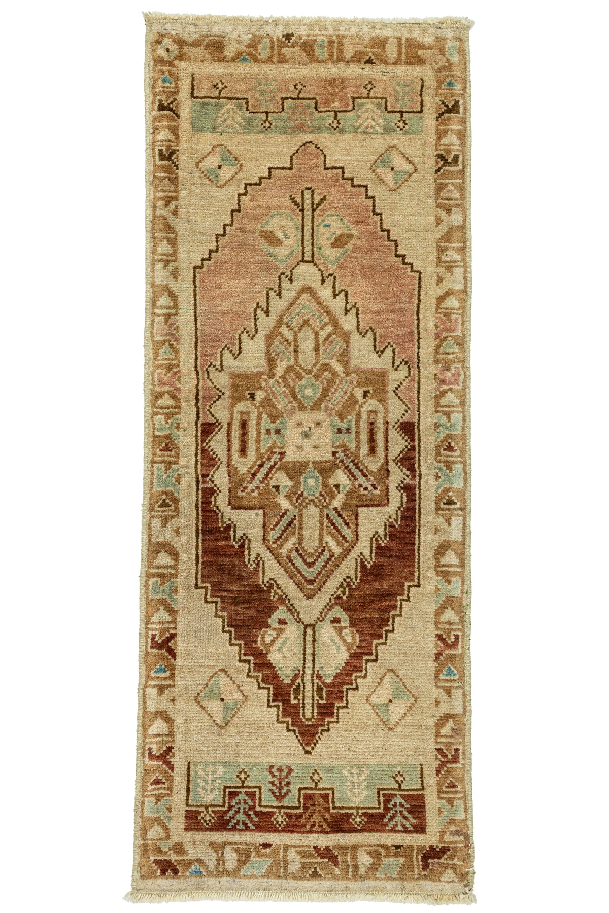Vintage Turkish Mini Rug No. 801