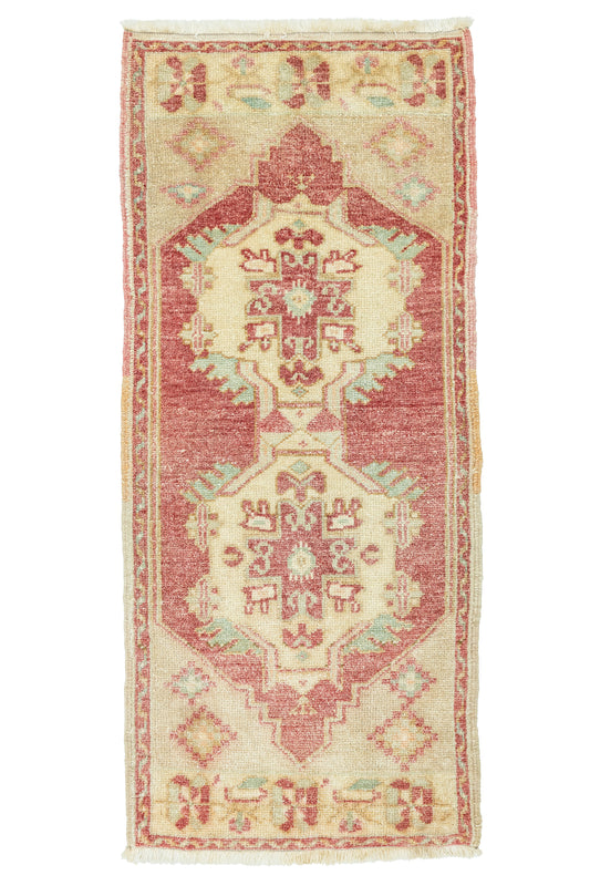 Vintage Turkish Mini Rug No. 790