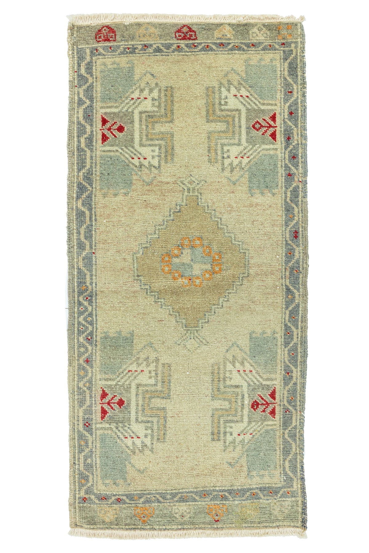 Vintage Turkish Mini Rug No. 793
