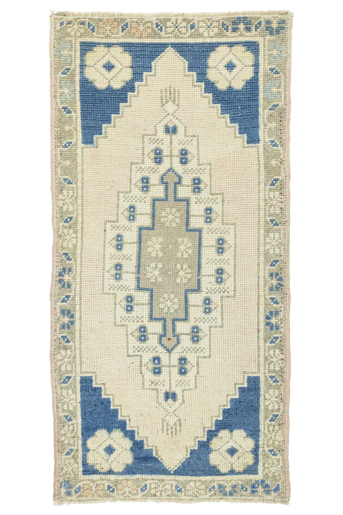 Vintage Turkish Mini Rug No. 787