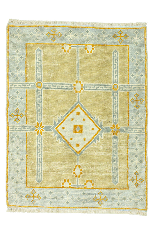 Vintage Turkish Mini Rug No. 825