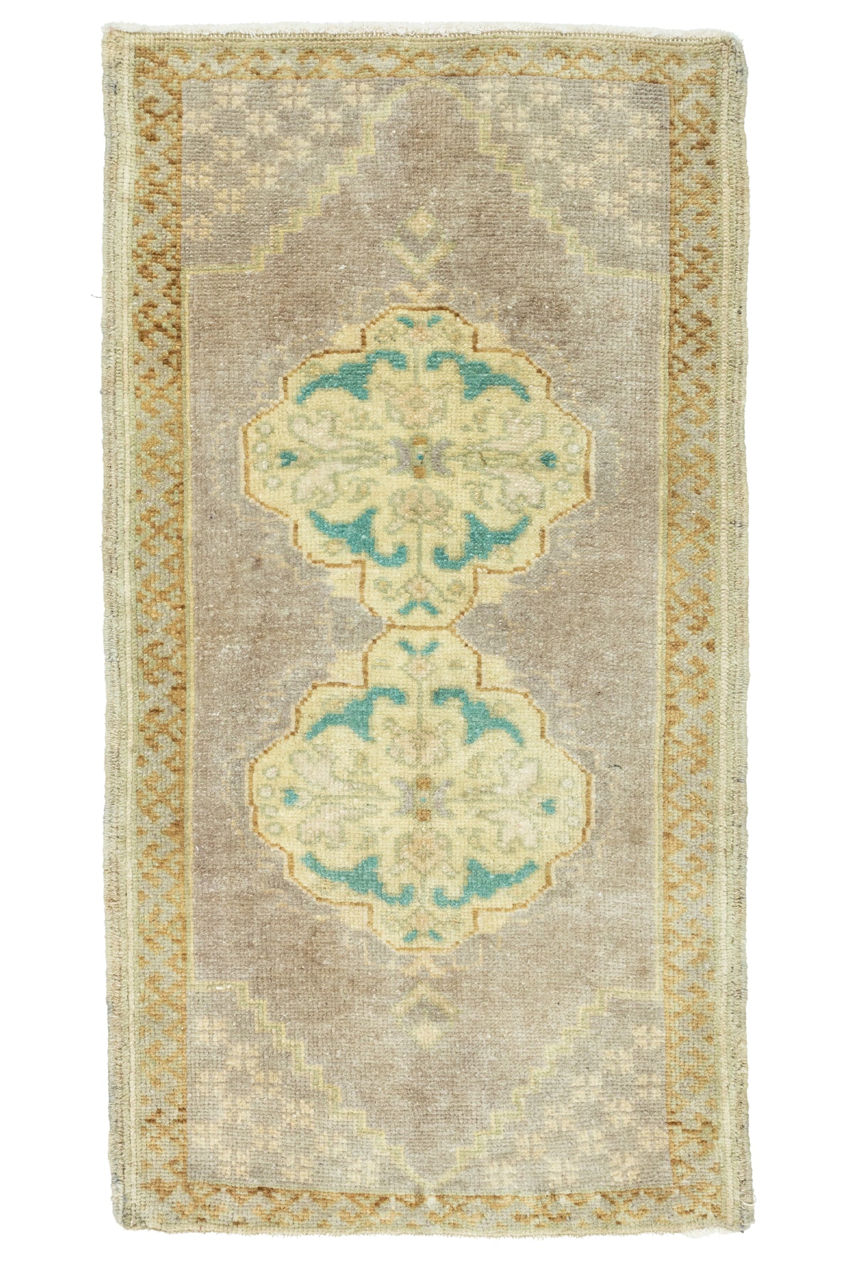 Vintage Turkish Mini Rug No. 795