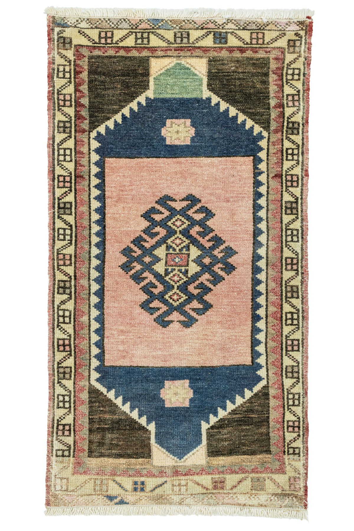 Vintage Turkish Mini Rug No. 806