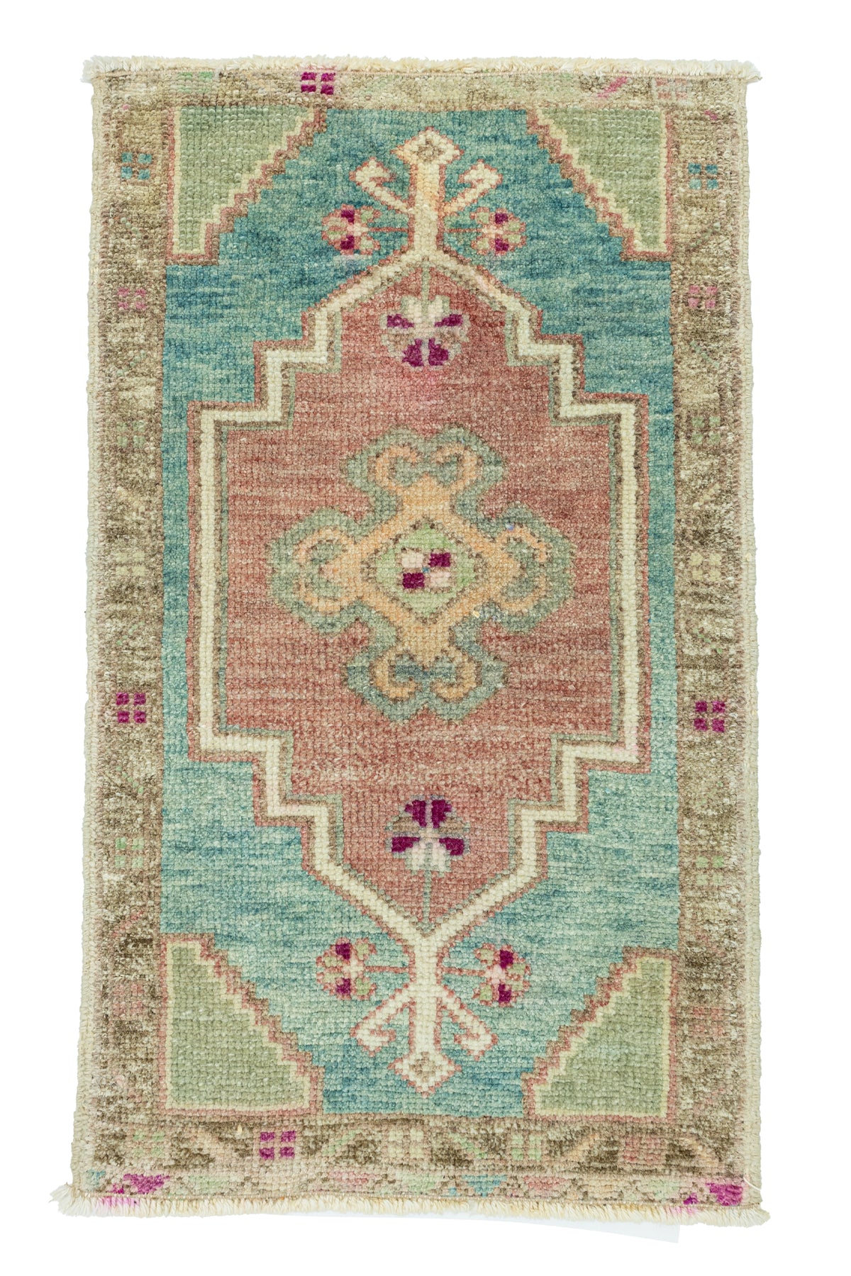 Vintage Turkish Mini Rug No. 807