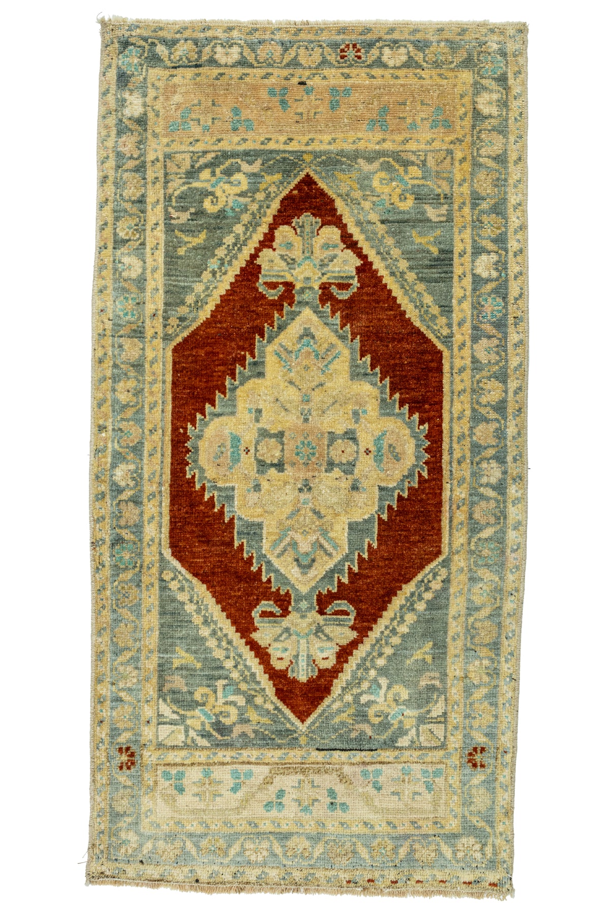 Vintage Turkish Mini Rug No. 821
