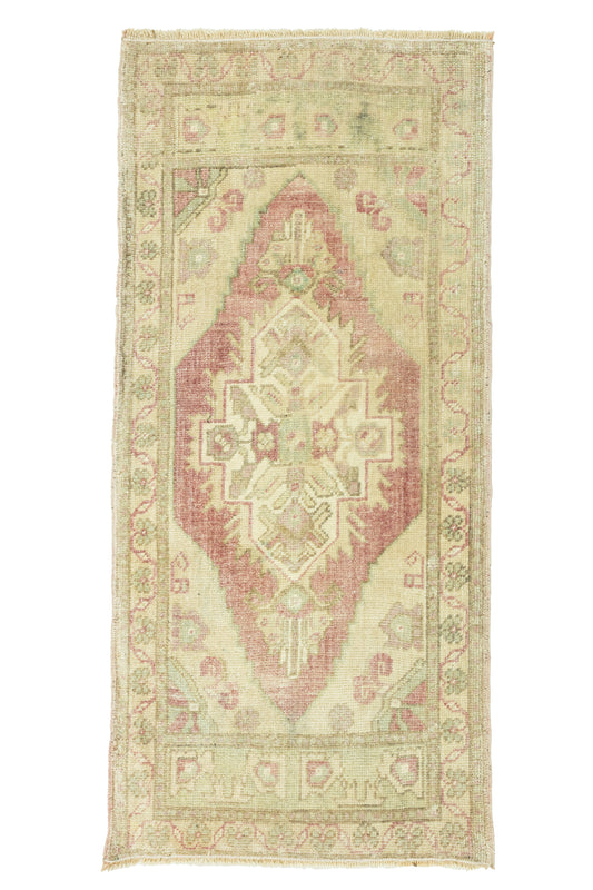 Vintage Turkish Mini Rug No. 794