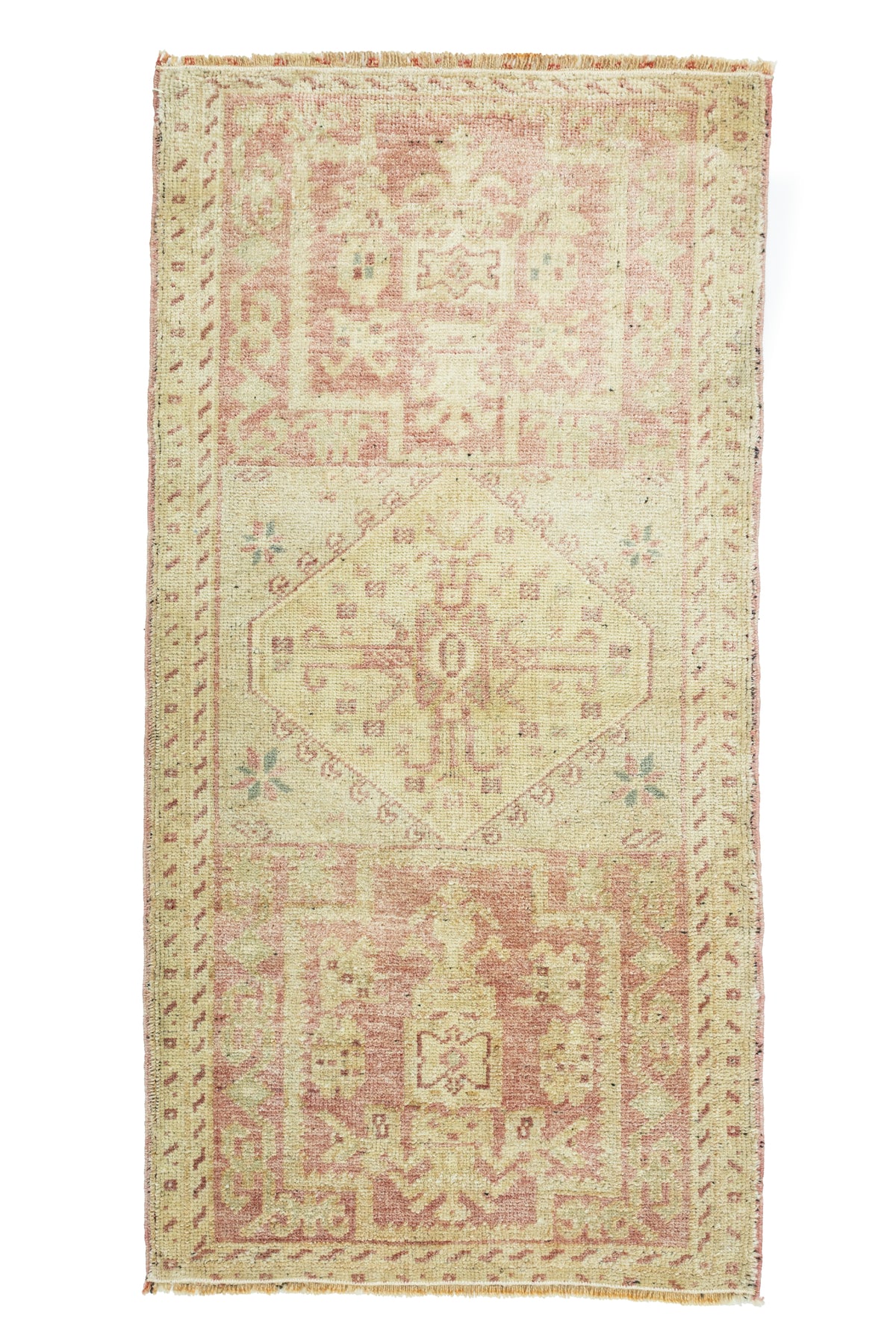 Vintage Turkish Mini Rug No. 797