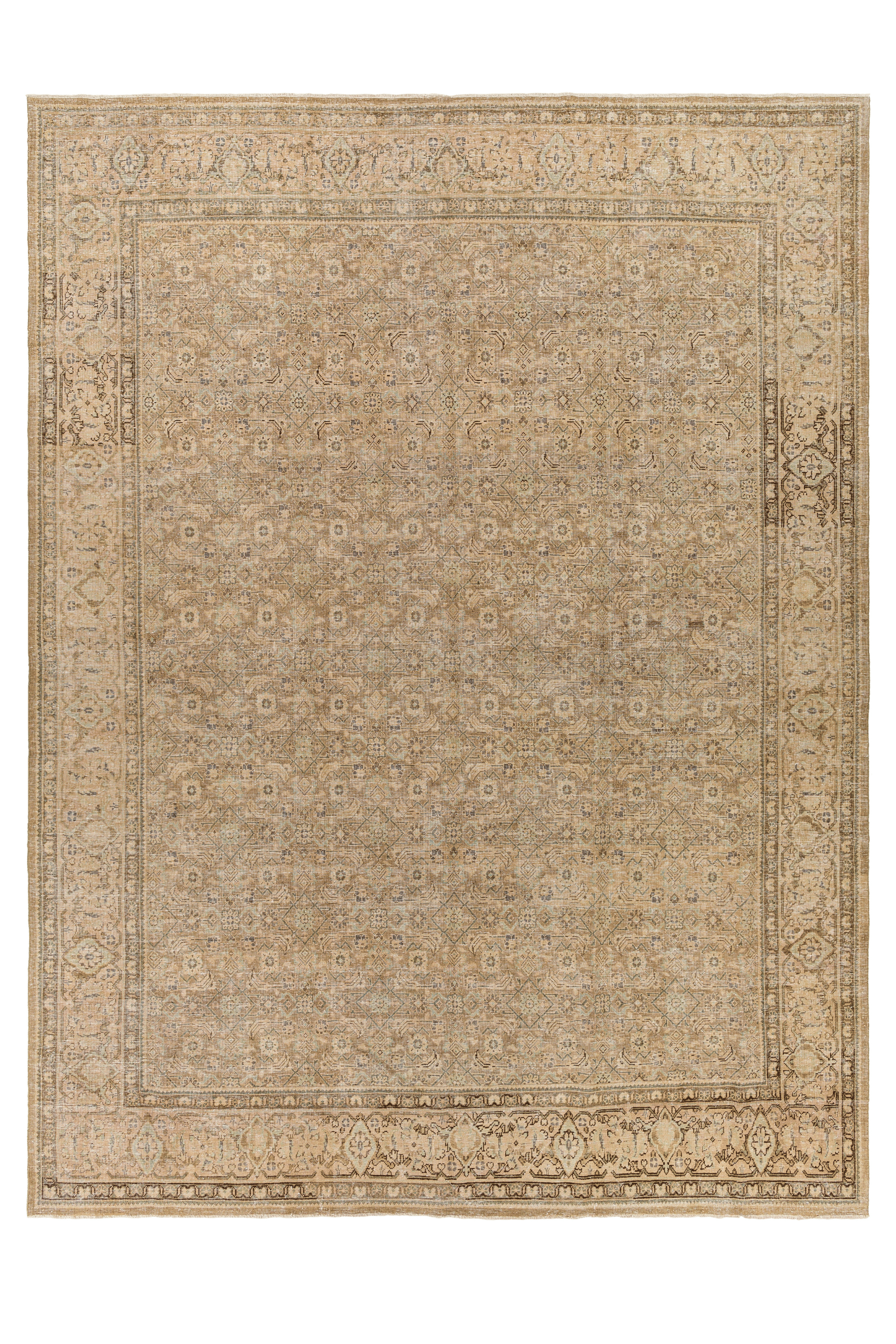 District Loom Semi Antique Persian Tabriz area rug Claude