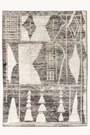 District Loom Modern hand knotted Afghan Tulu area rug made to order