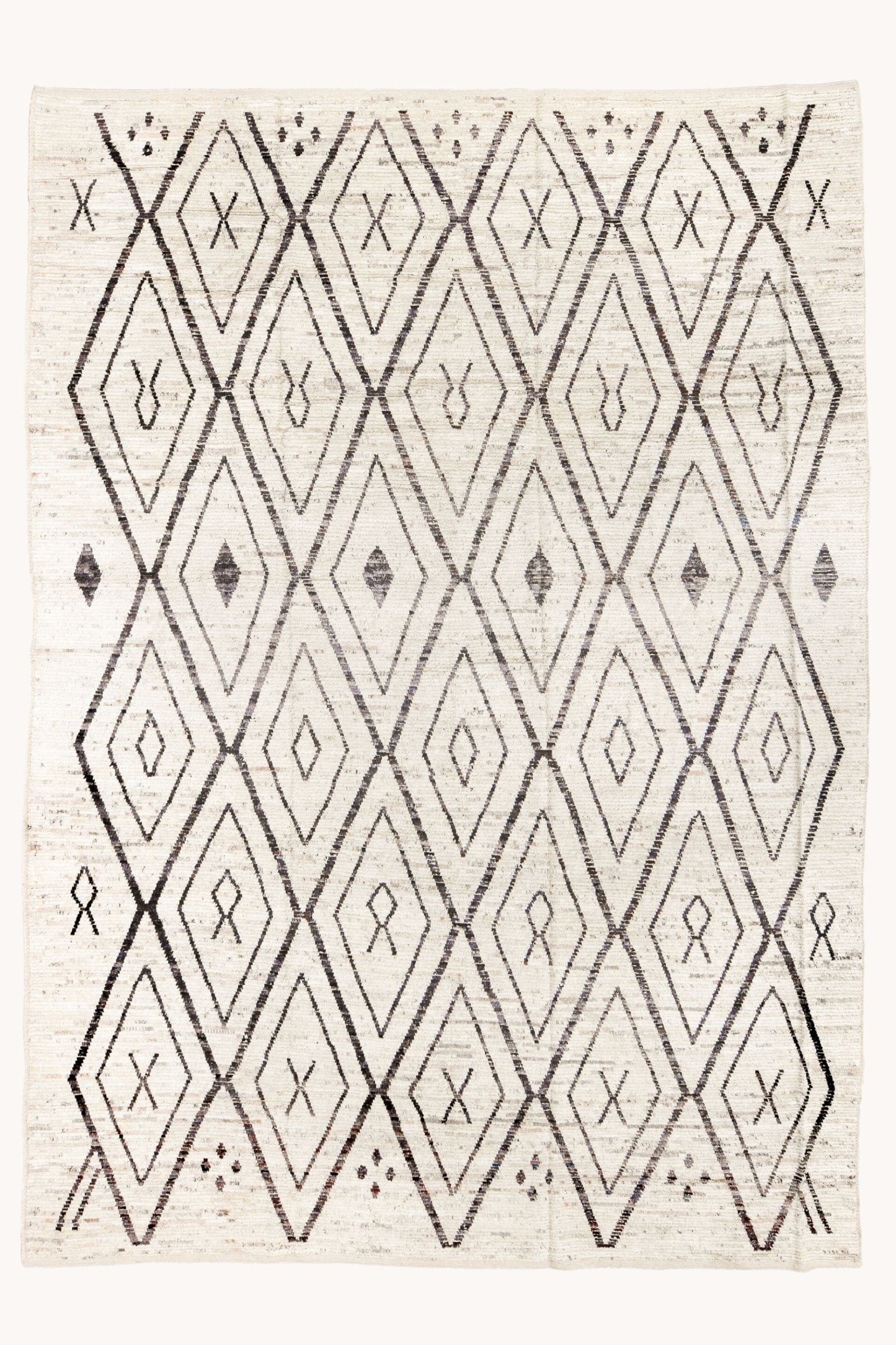District Loom Modern hand knotted Afghan Tulu area rug 005 made to order