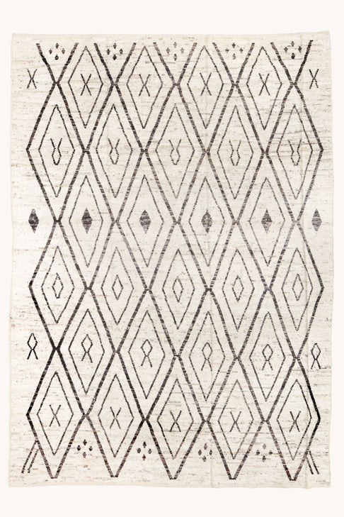 District Loom Modern hand knotted Afghan Tulu area rug 005 made to order