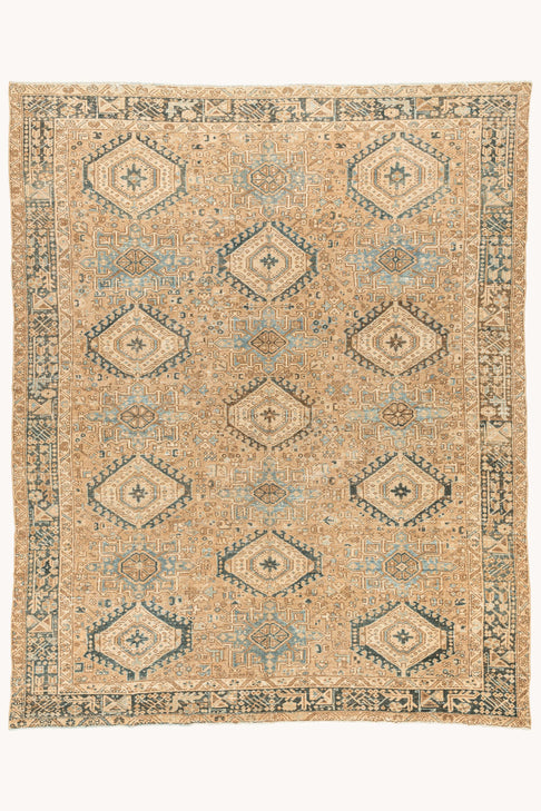 District Loom Vintage Persian Heriz Karaja area rug Jordan