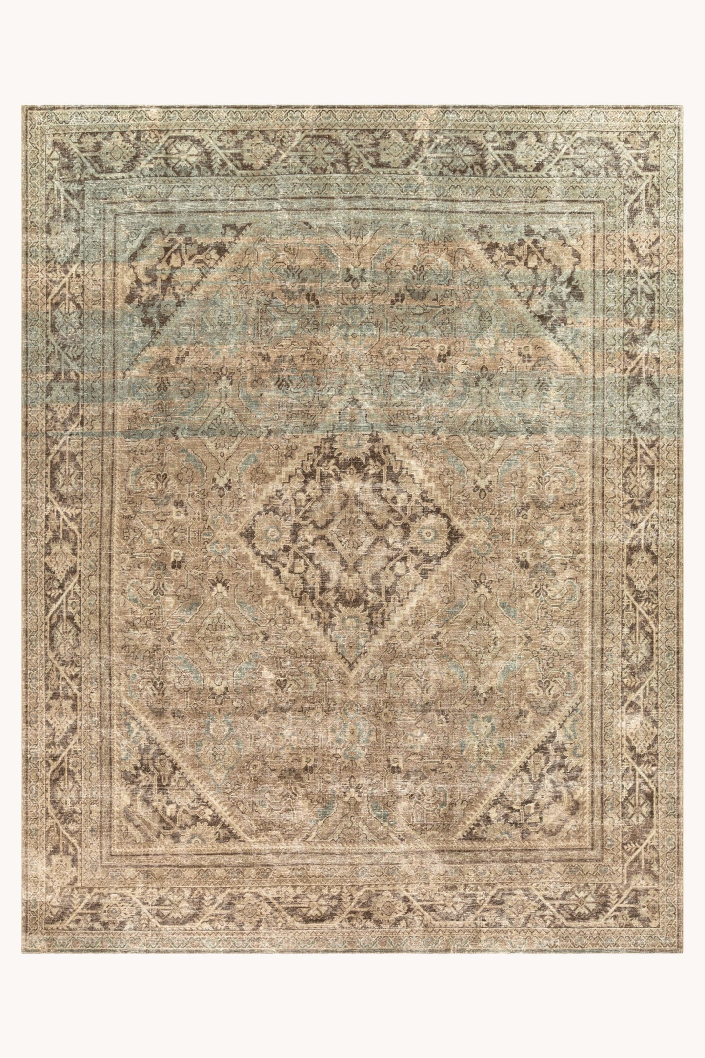 District Loom Antique Persian Mahal area rug  Clark