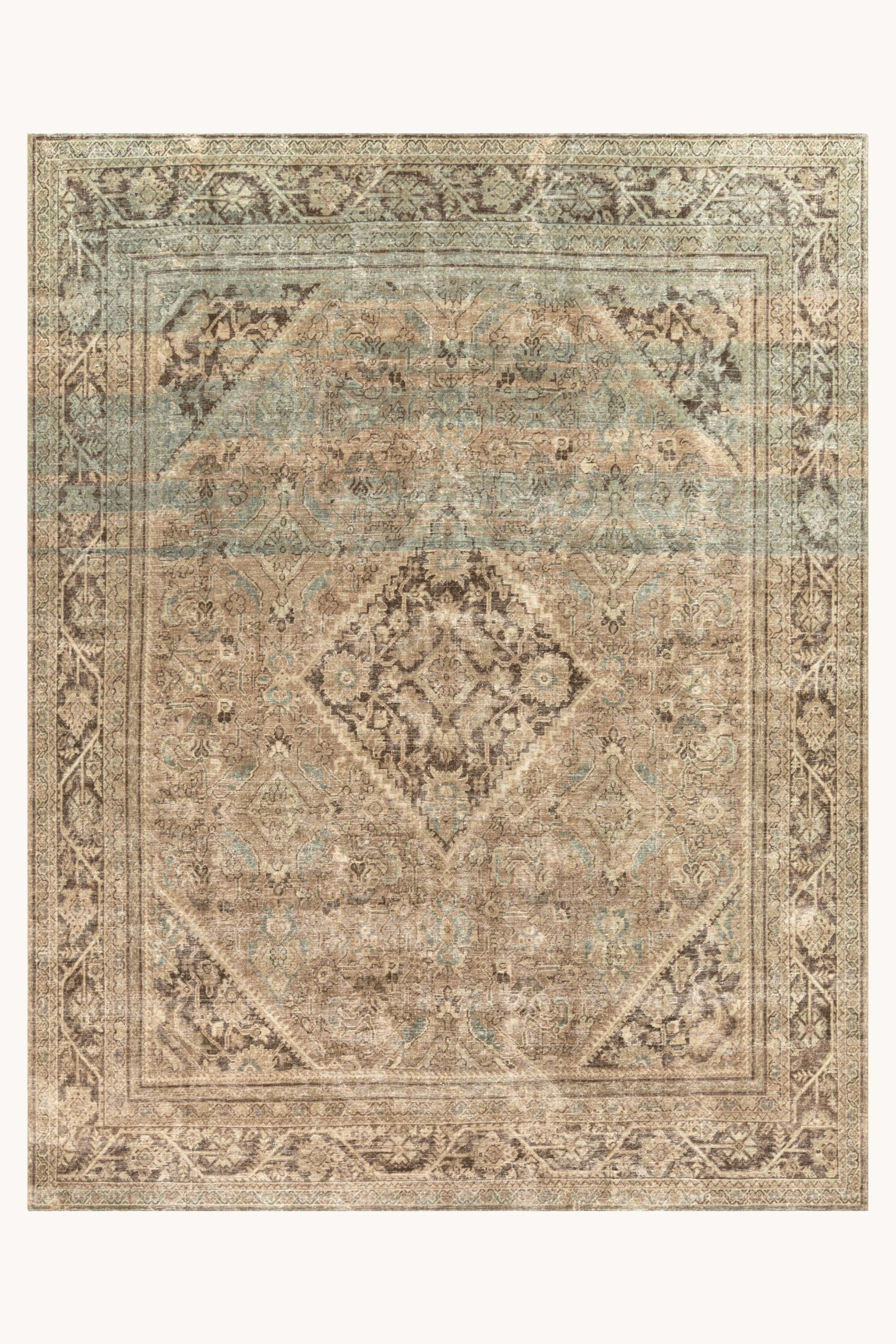 District Loom Antique Persian Mahal area rug  Clark
