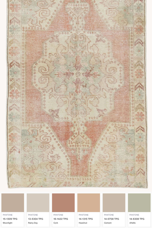 Vintage Turkish Anatolian Scatter Rug No. 84 | 4'6 x 7'3