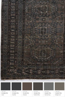 District Loom Vintage Boukhara scatter rug Flint