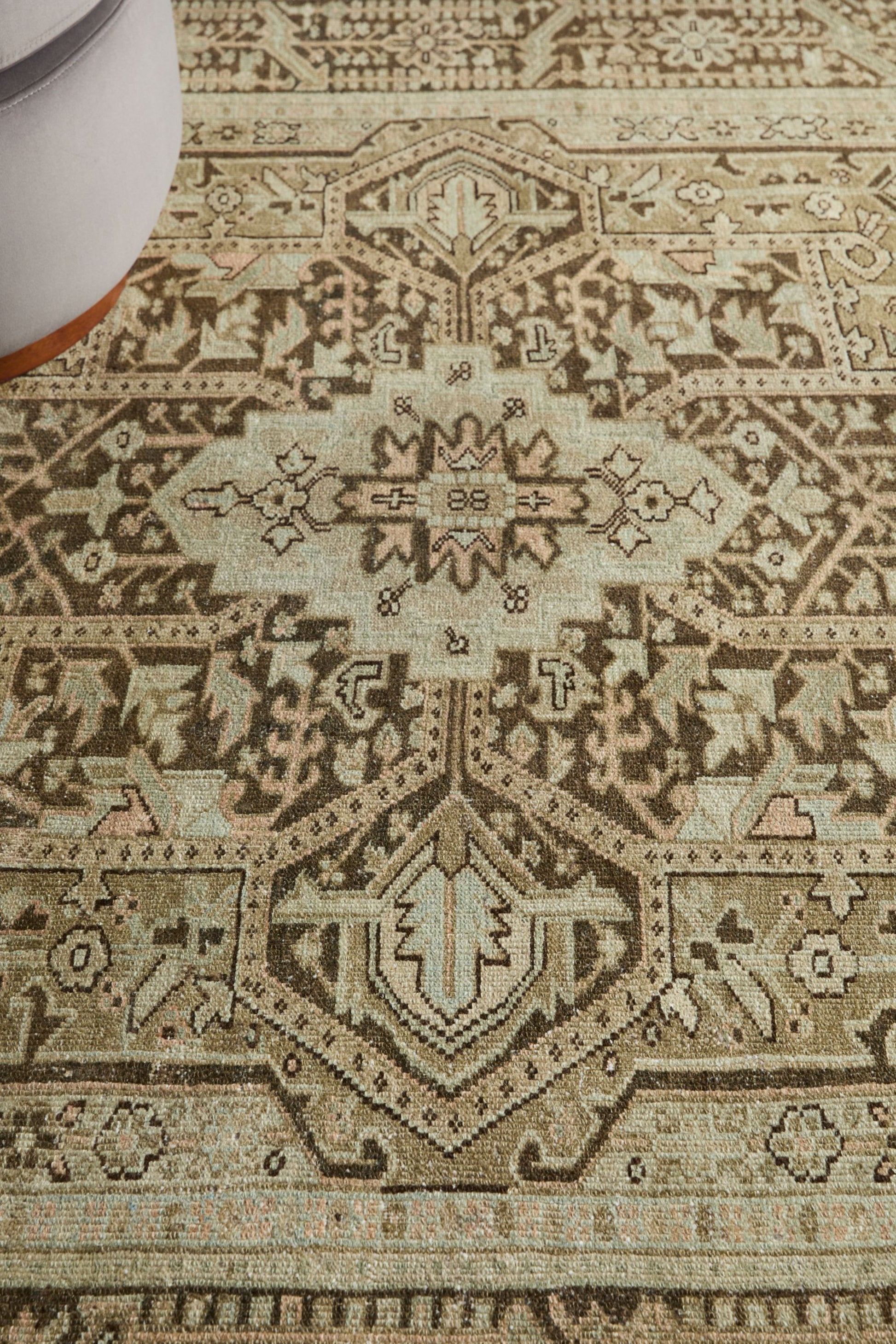 District Loom Vintage Turkish Area Rug Kaven